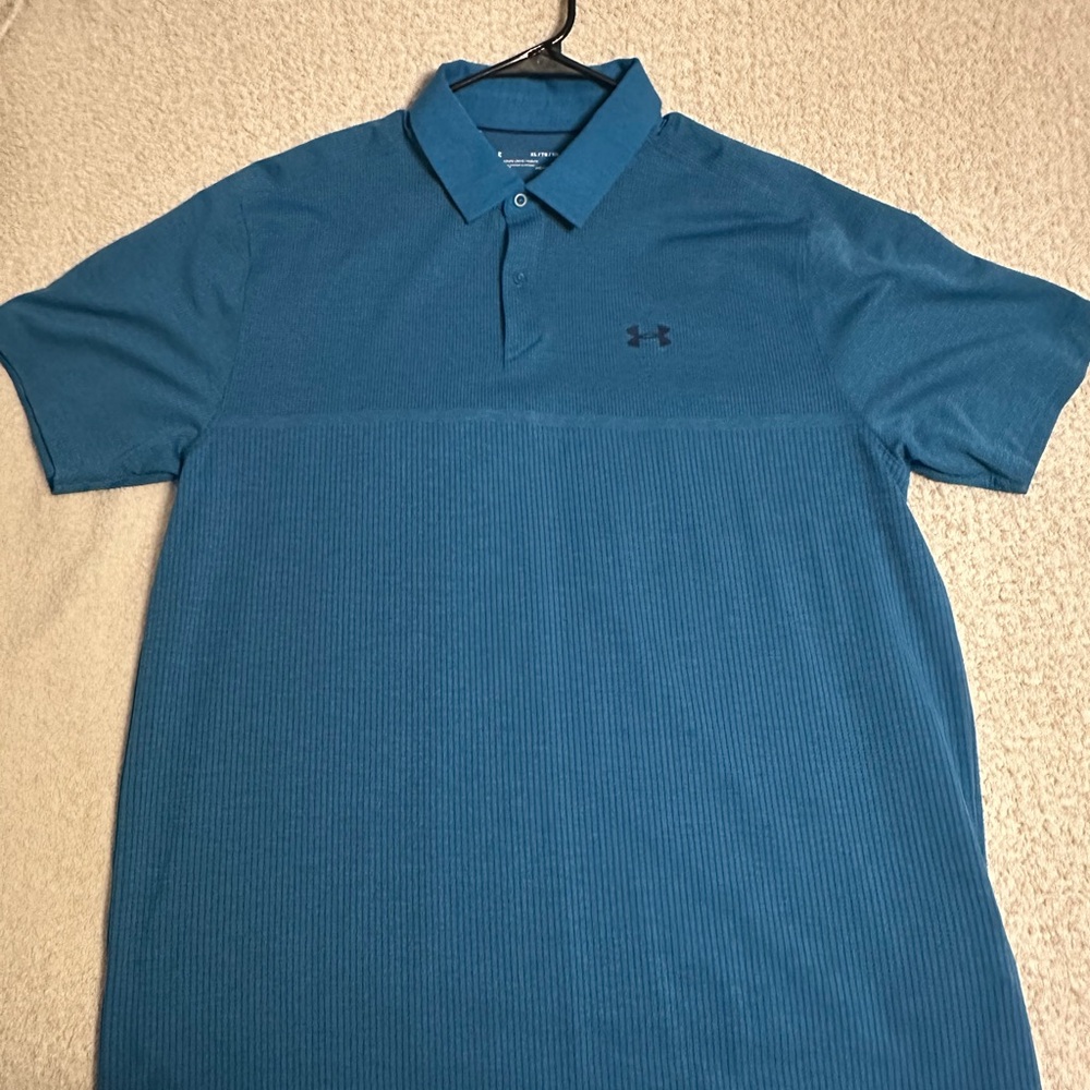 Under Armour Men's Blue Polo Shirt